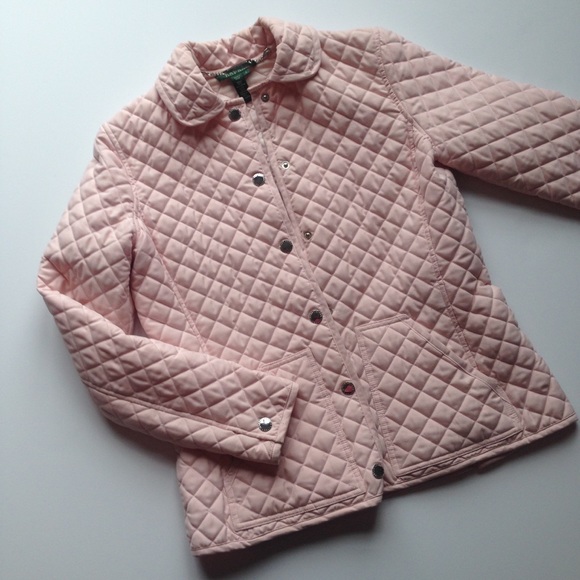 Pale Pink Ralph Lauren Quilted Jacket 